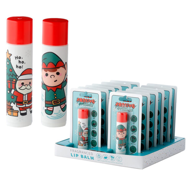 Stick Lip Balm - Festive Friends Christmas Elf & Santa - Image 9