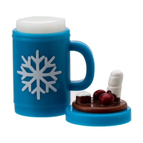 Lip Balm in Shaped Holder - Cosy Hot Chocolate - Image 4