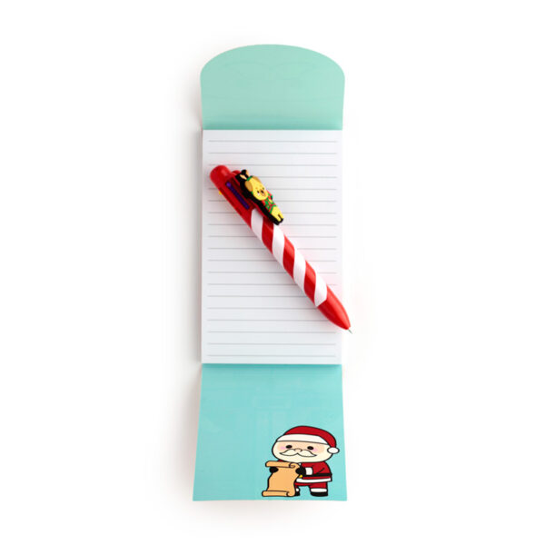 Flip Open Shaped Memo Pad - Christmas Festive Friends Santa - Image 7