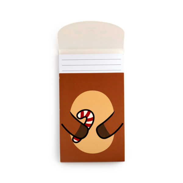 Flip Open Shaped Memo Pad - Christmas Festive Friends Rudolf - Image 4