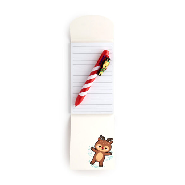 Flip Open Shaped Memo Pad - Christmas Festive Friends Rudolf - Image 7