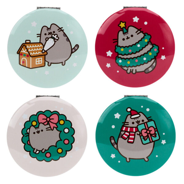Compact Mirror - Pusheen the Cat Christmas - Image 3
