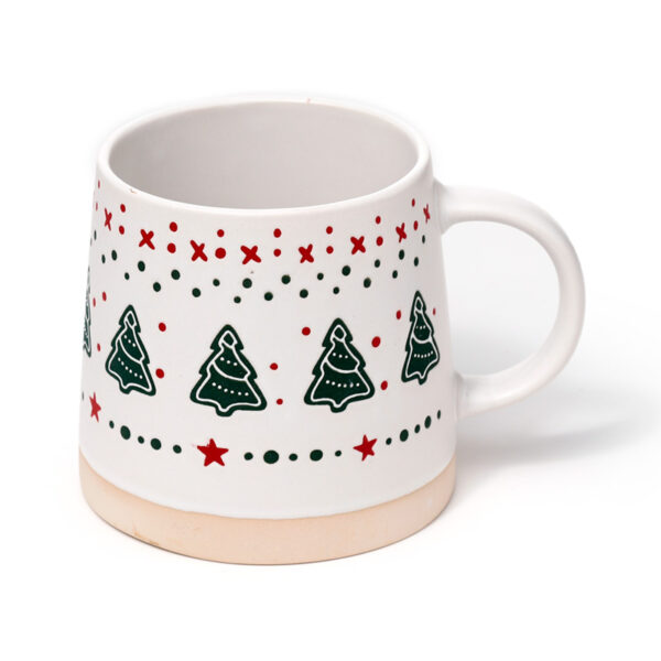 Stoneware Mug - Christmas Tree - Image 2