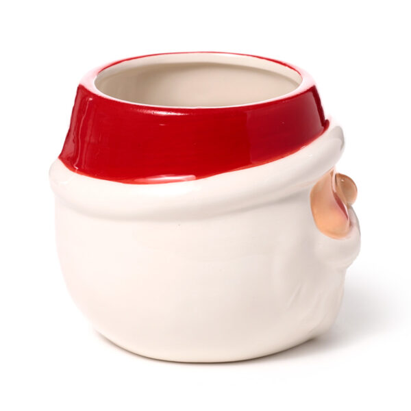 Ceramic Shaped Head Mug - Christmas Santa Head - Image 7