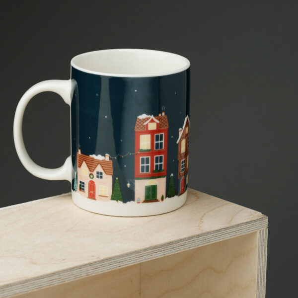 Porcelain Mug - Christmas Village - Image 2