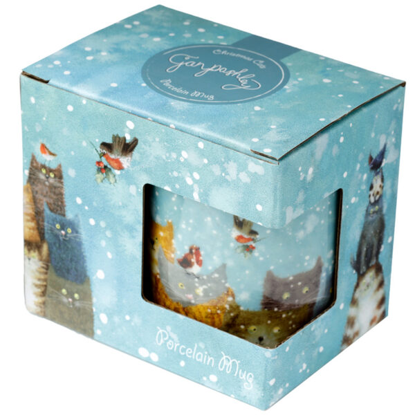 Porcelain Mug - Jan Pashley Christmas Cats - Image 6