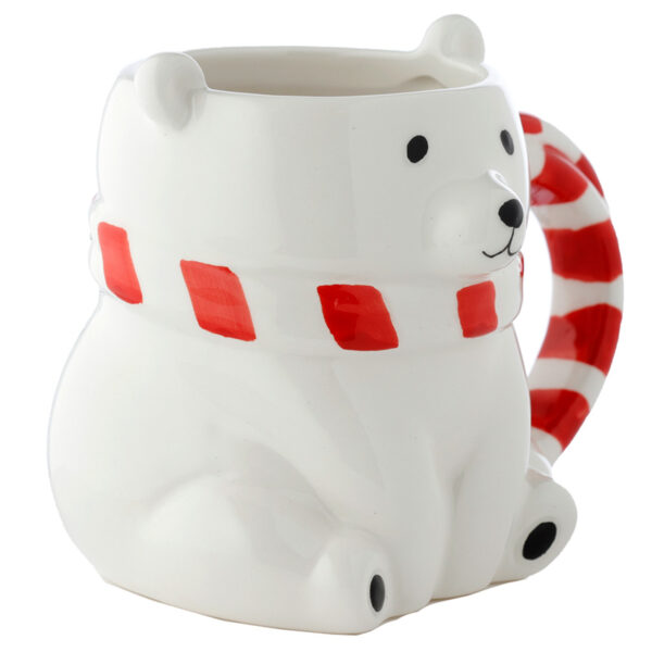 Novelty Shaped Ceramic Mug - Polar Bear - Image 4