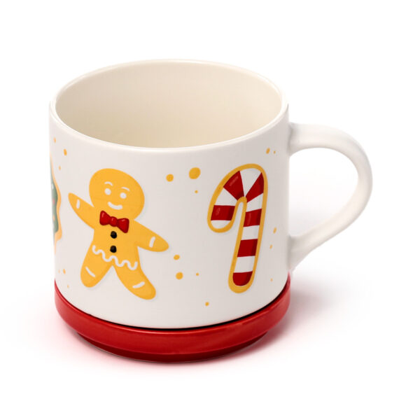 Porcelain Mug & Coaster Lid Set - Christmas Baker Street - Image 5