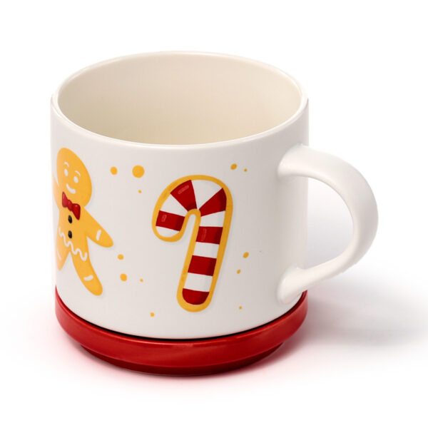 Porcelain Mug & Coaster Lid Set - Christmas Baker Street - Image 6