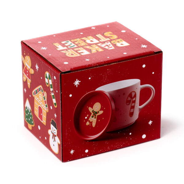 Porcelain Mug & Coaster Lid Set - Christmas Baker Street - Image 10
