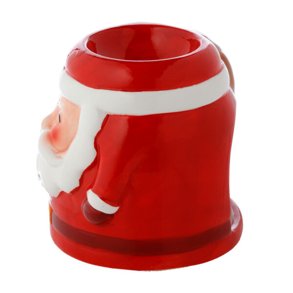 Ceramic Santa Shaped Christmas Oil Burner - Image 2