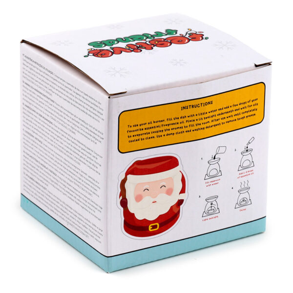 Ceramic Santa Shaped Christmas Oil Burner - Image 6