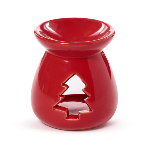 Ceramic Small Christmas Oil Burner - Christmas Cutout - Image 4
