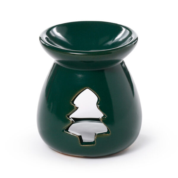 Ceramic Small Christmas Oil Burner - Christmas Cutout - Image 5