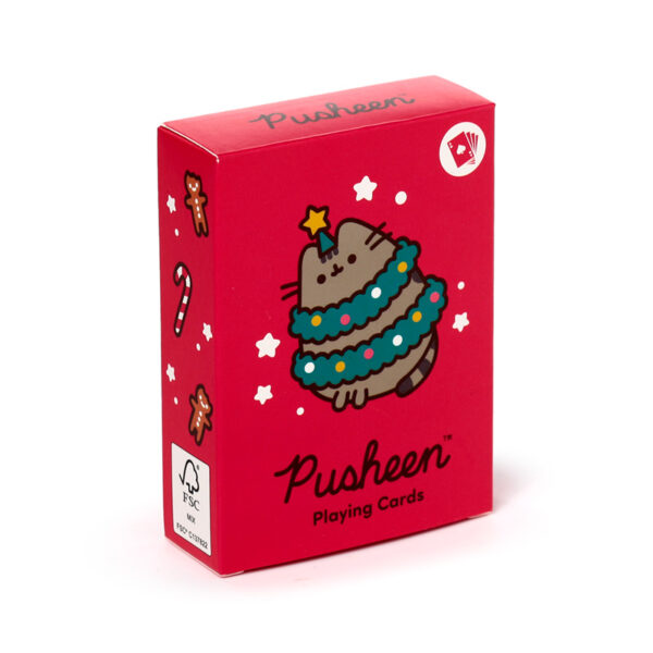 Standard Deck of Playing Cards - Christmas Pusheen the Cat - Image 2