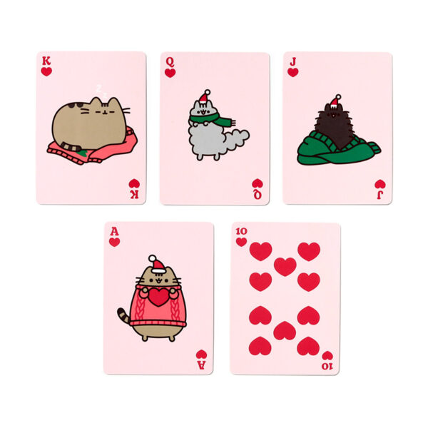 Standard Deck of Playing Cards - Christmas Pusheen the Cat - Image 4