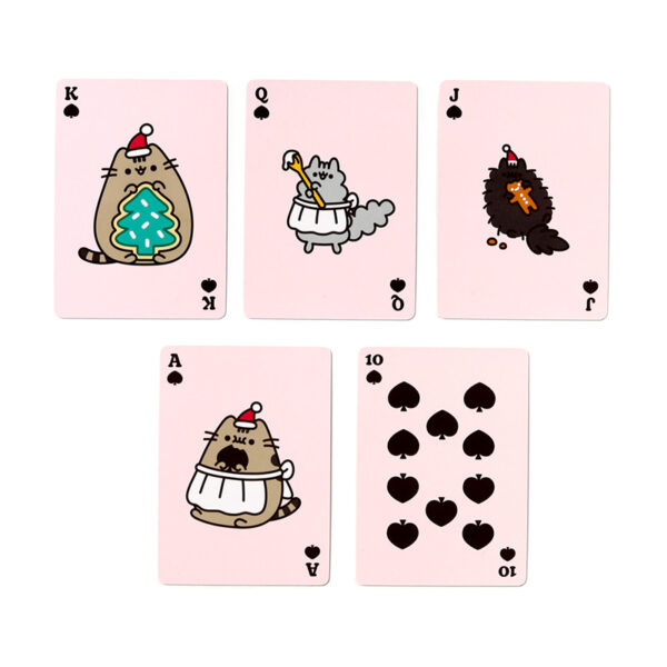 Standard Deck of Playing Cards - Christmas Pusheen the Cat - Image 5