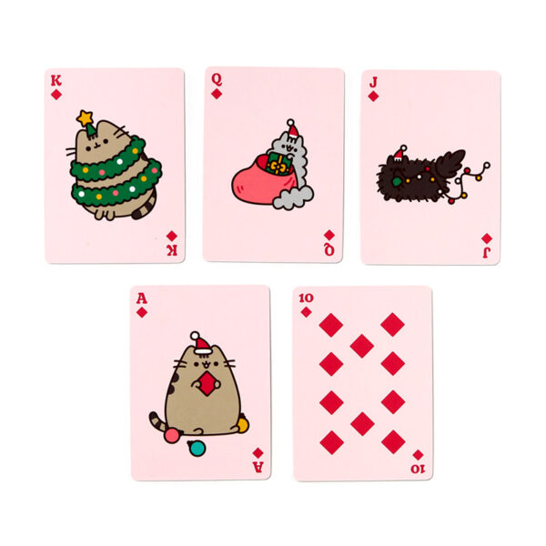 Standard Deck of Playing Cards - Christmas Pusheen the Cat - Image 6