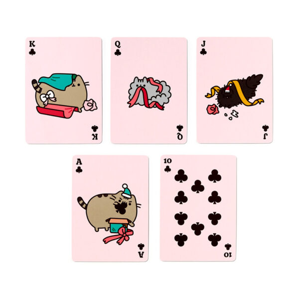 Standard Deck of Playing Cards - Christmas Pusheen the Cat - Image 7