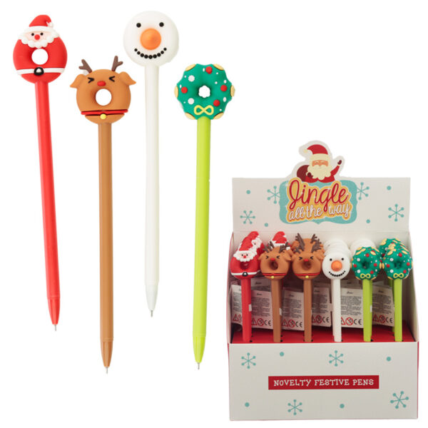 Novelty Christmas Donuts Fine Tip Pen - Image 4