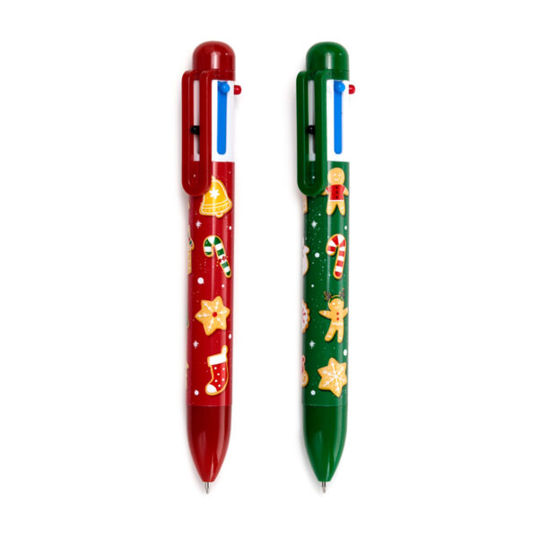 Multi Colour Pen (6 Colours) - Christmas Baker Street Gingerbread - Image 2