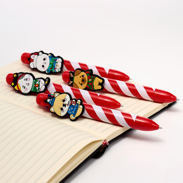 Multi Colour Pen (6 Colours) - Christmas Adoramals - Image 3