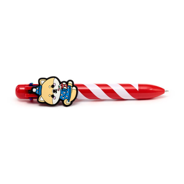 Multi Colour Pen (6 Colours) - Christmas Adoramals - Image 4