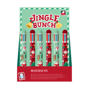 Multi Colour Pen (6 Colours) - Jingle Bunch Christmas