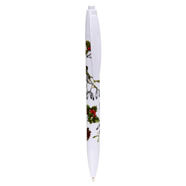 Recycled ABS 3 Piece Pen Set - Christmas Winter Botanicals - Image 5