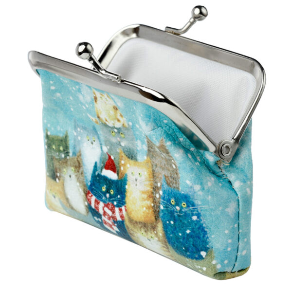 Tic Tac Jan Pashley Christmas Cats and Dogs Purse - Image 6