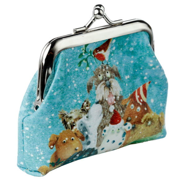 Tic Tac Jan Pashley Christmas Cats and Dogs Purse - Image 7