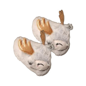 Plush Slippers - Jingle Bunch Christmas Reindeer