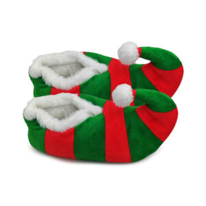 Plush Slippers - Jingle Bunch Christmas Elf