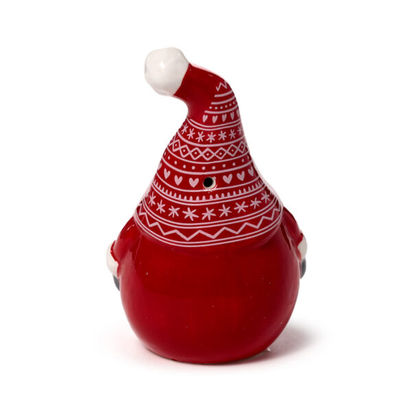 Ceramic Salt & Pepper Set - Scandi Christmas Gonk - Image 4