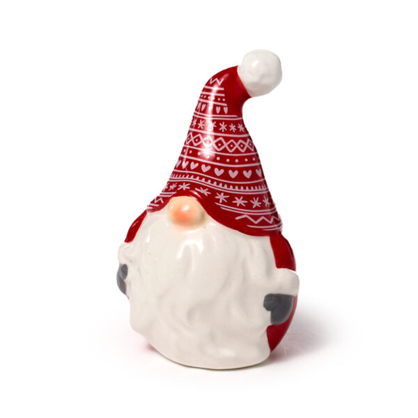 Ceramic Salt & Pepper Set - Scandi Christmas Gonk - Image 7