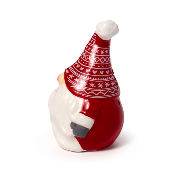 Ceramic Salt & Pepper Set - Scandi Christmas Gonk - Image 8