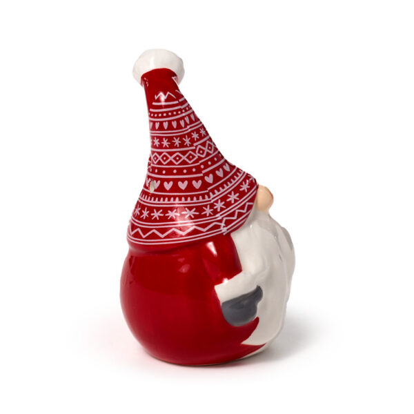 Ceramic Salt & Pepper Set - Scandi Christmas Gonk - Image 9