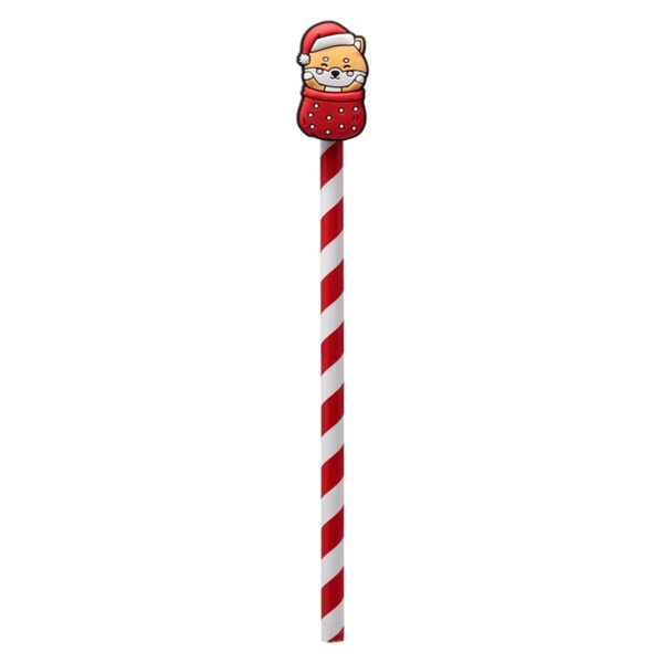 Pencil with PVC Topper - Christmas Adoramals - Image 4