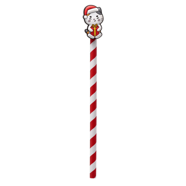 Pencil with PVC Topper - Christmas Adoramals - Image 5