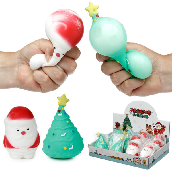 Fun Kids Christmas Tree & Santa Stretchy Toy - Image 9