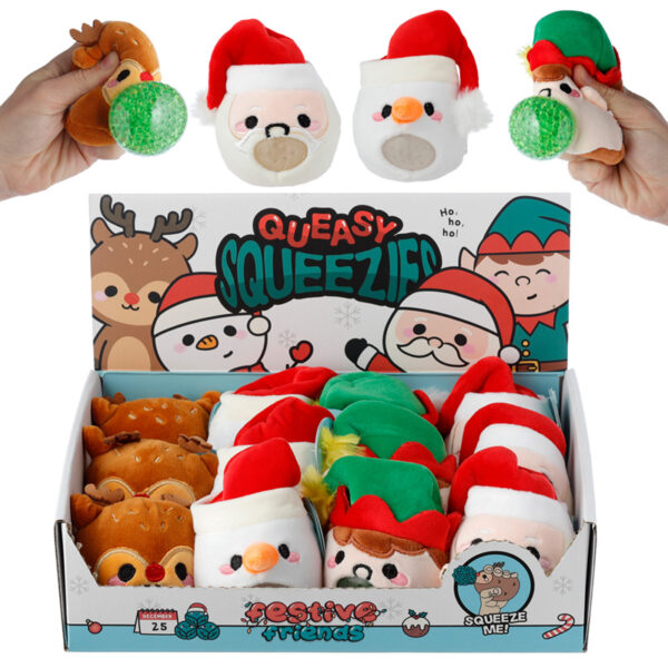 Queasy Squeezies Fidget Toy - Christmas Festive Friends - Image 11