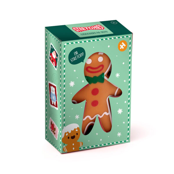 Stretchy Stress Fidget Toy - Christmas Baker Street Gingerbread Man - Image 2