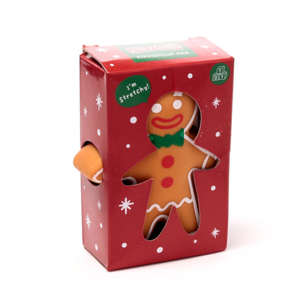Stretchy Stress Fidget Toy - Christmas Baker Street Gingerbread Man - Image 6
