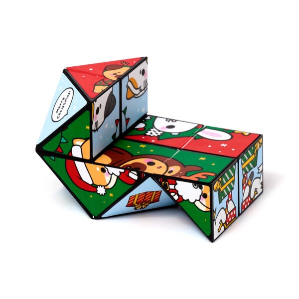 Puzzle Cube Toy - Christmas Adoramals - Image 6