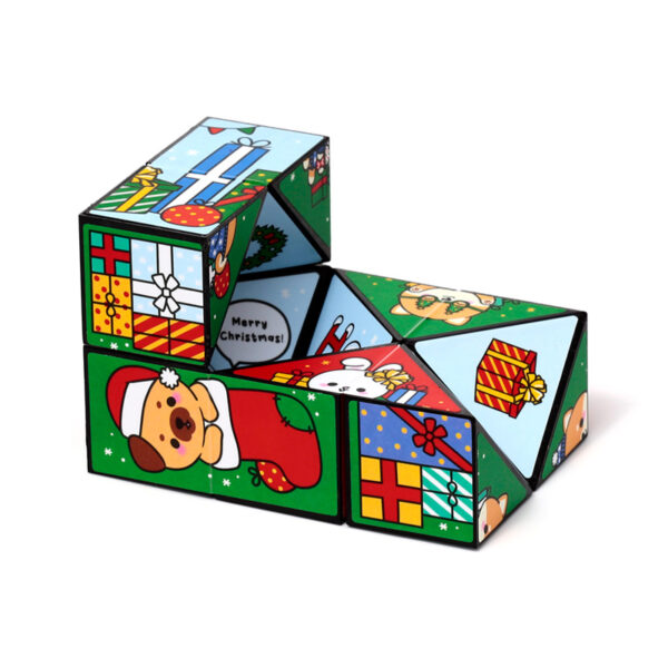 Puzzle Cube Toy - Christmas Adoramals - Image 8