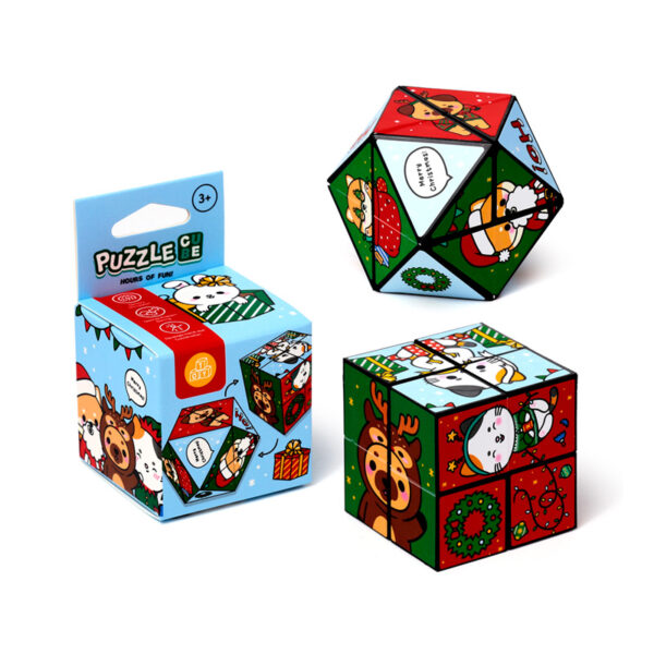 Puzzle Cube Toy - Christmas Adoramals - Image 10
