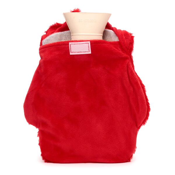Hot Water Bottle with Plush Cover 650ml - Christmas Santa - Image 3
