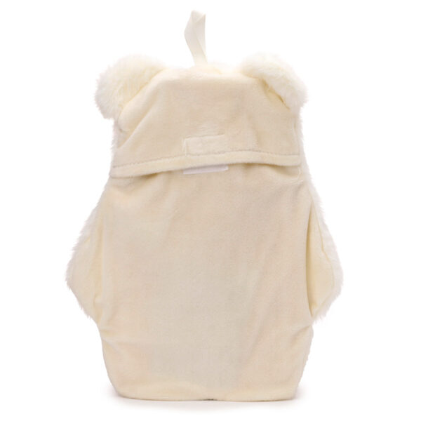 Hot Water Bottle with Plush Cover 650ml - Polar Bear - Image 5