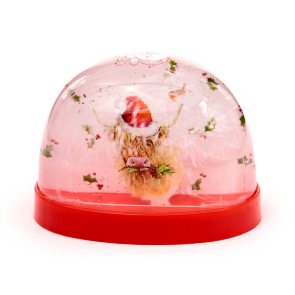 Collectable Snow Storm (Large) - Christmas Jan Pashley Highland Coo - Image 2