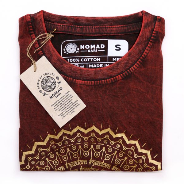 Stone Washed T-Shirt - Mandala - Image 2
